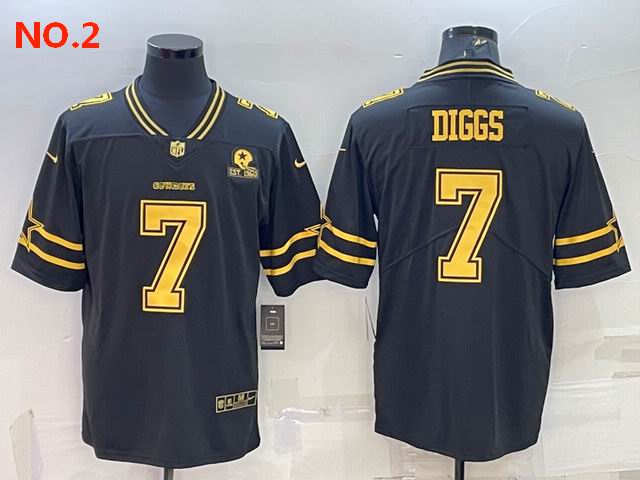 Men's Dallas Cowboys #7 Trevon Diggs Jerseys NO.2;